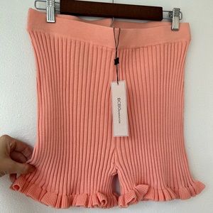 BCBGeneration Peach Sweater Shorts